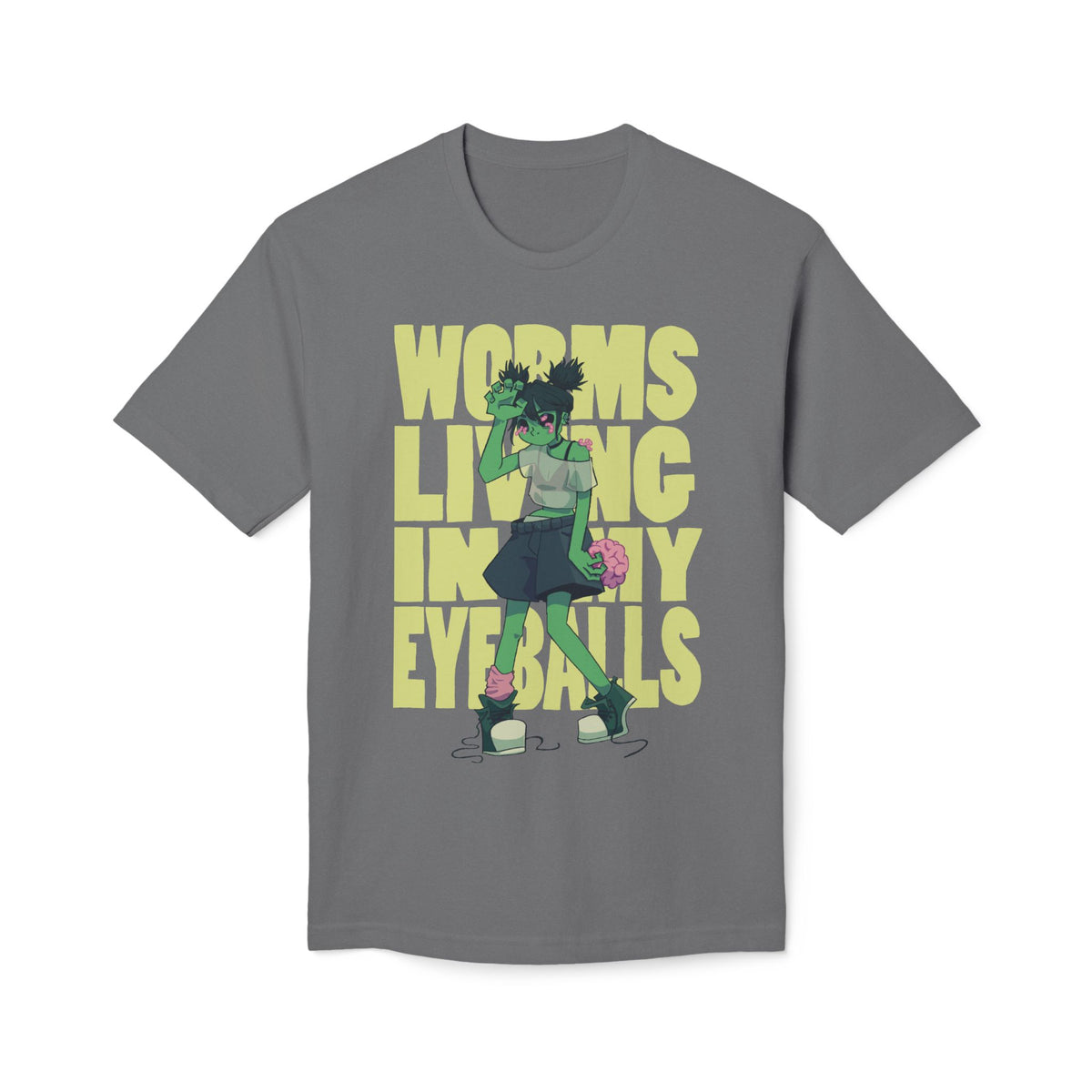 Worms Living in My Eyeballs Graphic T-Shirt